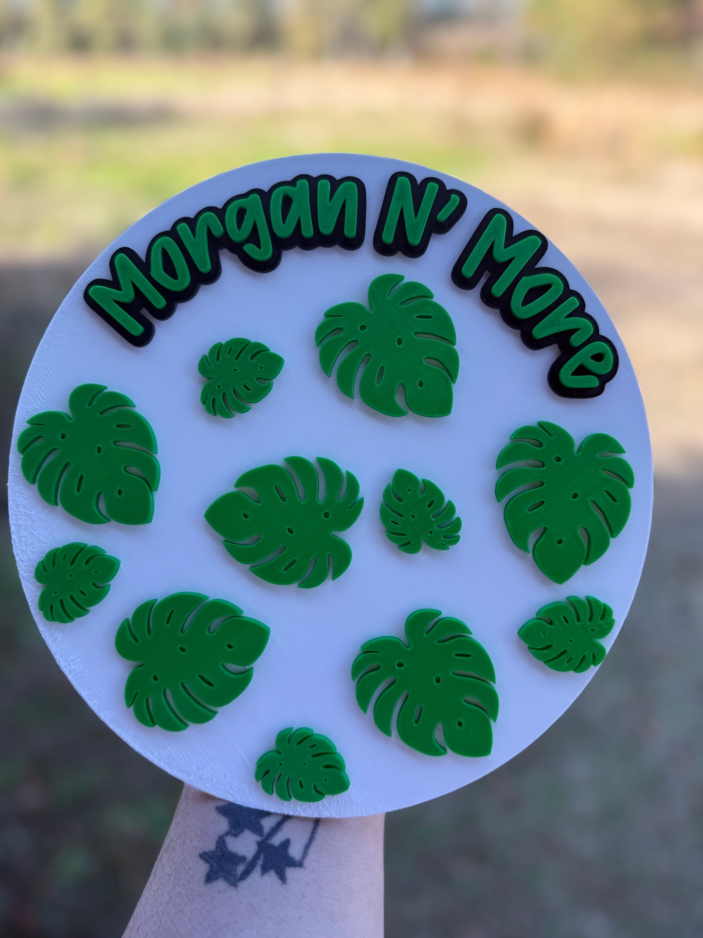 Round Freshie Photo Prop – Customizable Design