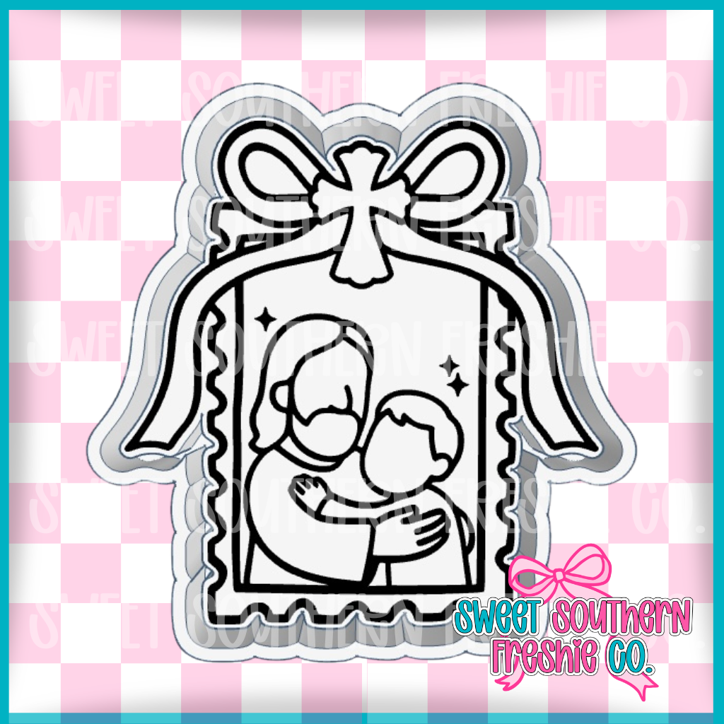 Jesus With Child Bow Frame