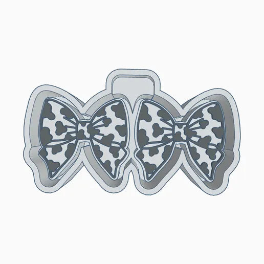 Cow print bow vents
