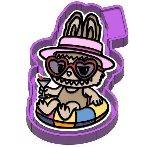Labubu on a float