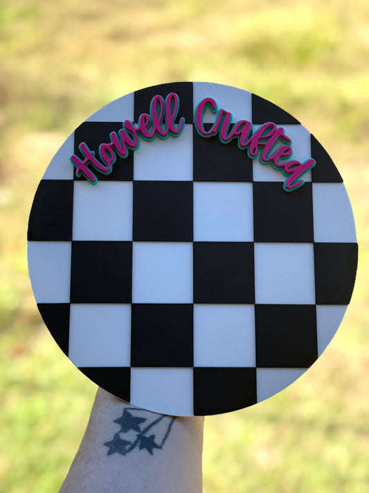 Round Freshie Photo Prop – Customizable Design