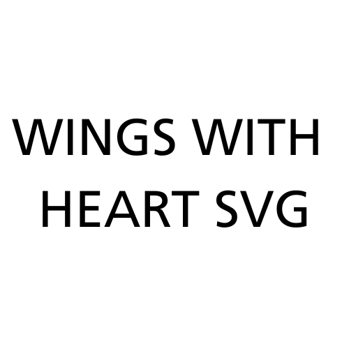 SVG Heart with wings